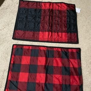 Buffalo plaid pillow shams